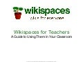 Wikispaces for Teachers