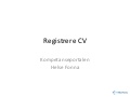Korleis registrere CV i Kompetanseportalen?