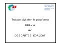 Trabajo digital en la plataforma HELVIA con DESCARTES, EDA 2007.