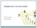 Herencia y evolución