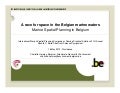 Charlotte Herman A race for space in the Belgian marine waters Marine Spatial Planning in Belgium
