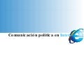 Herramientas Comunicacion Politica en Internet