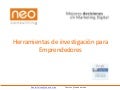 Herramientas de investigacion para emprendedores