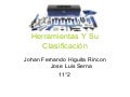 Herramientas y su clasificación