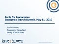 Tools for Taxonomies