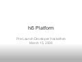 Hi5 Hackathon Presentation