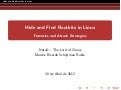 Hide and Find Rootkits in Linux [GuadalajaraCON 2012]
