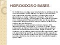 Hidroxidos o bases