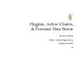 Higgins active clients and personal data stores v2