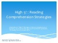 High 5! reading comprehension strategies