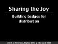 Building Badges for distribution