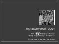 High Tech ≠ High Touch