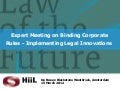 Expert Meeting on Binding Corporate Rules | Presentations