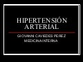 Hipertensión Arterial