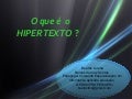 O que é o Hipertexto?