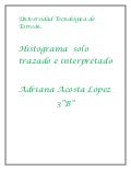 Histogrma solo trazado con interpretación
