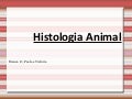Histologia animal   biologia - 2011
