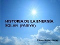Historia de la energía solar 1