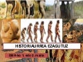 Historiaurrea ezagutuz