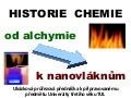 Historie chemie