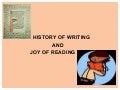 History of Writing