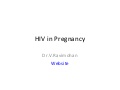 HIV and pregnancy