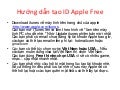 Hướng dẫn tạo id apple free