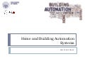 Home and building automation systems