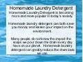 Homemade Laundry Detergent