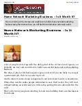 Home Network Marketing - Is It Worth It?
