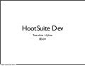 Hootsuite dev 2011