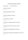 Horror Trailer Closed Questionnaire