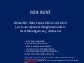 House For Rent in Montgomery Alabama 2009