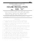 PA House resolution 535