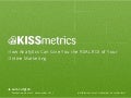 How Analytics Can Give You The REAL ROI of Your Online Marketing