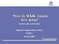 How Do M&As Inspire Innovation?