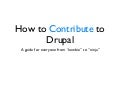How To Contribute   Drupalcon