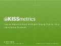 How to Make the Most Profitable Pricing Plan for Your Subscription Business