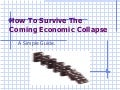 How To Survive The Coming Economic Collapse