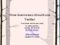 A Twitter Case Study 