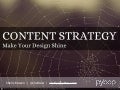 How content strategy can make your design shine