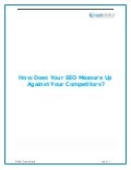How Does Your SEO Measure Up Against Your Competitors?