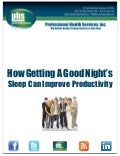How Getting A Good Night’s Sleep Can Improve Productivity