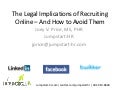 Legal Implications of Social Media Recruitment