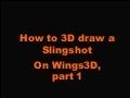 How to 3D draw a slingshot Part 1