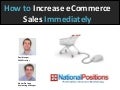 How to Increase Ecommerce Sales Immediately