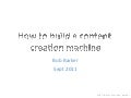 How to build a content creation engine