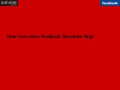 How to create a Facebook Corporate Page