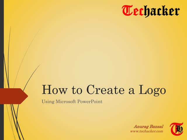 How to create a logo using Microsof...