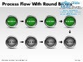 How to create make data process flow with round boxes power point slides and ppt diagram templates 